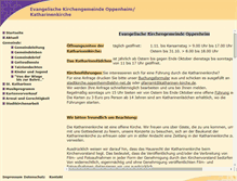 Tablet Screenshot of katharinen-kirche.de